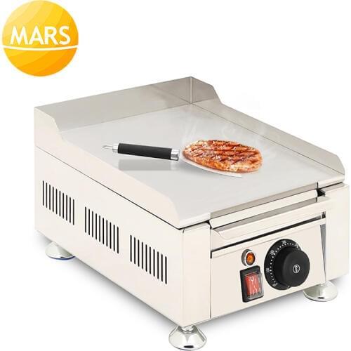 Commercial BBQ Griddle Electric Griddle Steak/Fish/Chicken/Sandwich Frying Pan Electric Teppanyaki Grilling Machine Equipment