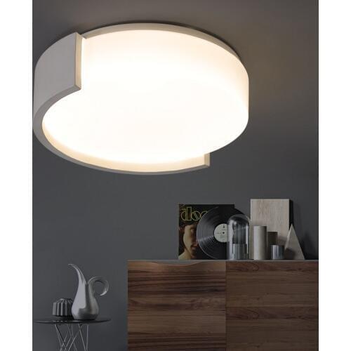 Creative Art Bedroom lamp Warm Romantic Simple Northern Europe Living room Room Marriage room ceiling light White Acrylic LED