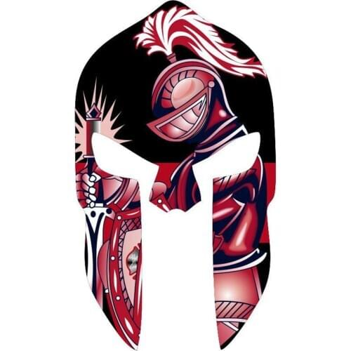 Creative SPARTAN HELMET RED KINGHT Originality Hot Reflective Car Decal Window Decoration KK15*9cm
