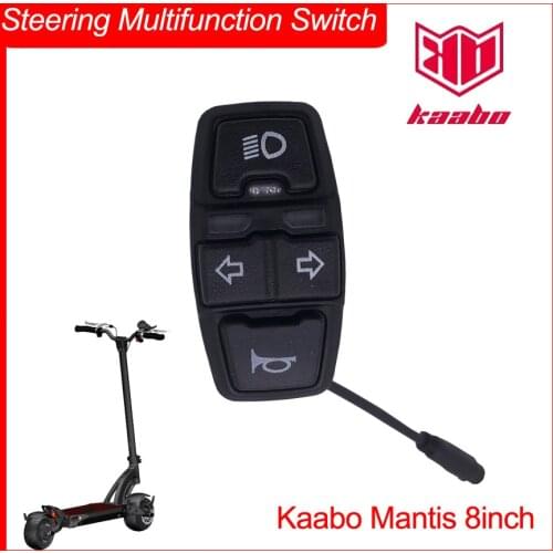 Steering Multifunction Switch Turn Signal Light Control Button Function Kaabo Mantis 8 Electric Scooter Parts