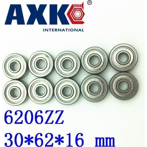 2019 New Arrival Sale Steel Rolamentos Thrust Bearing 4pcs Free Shipping Miniature Deep Groove Ball Bearing 6206zz 30*62*16 Mm