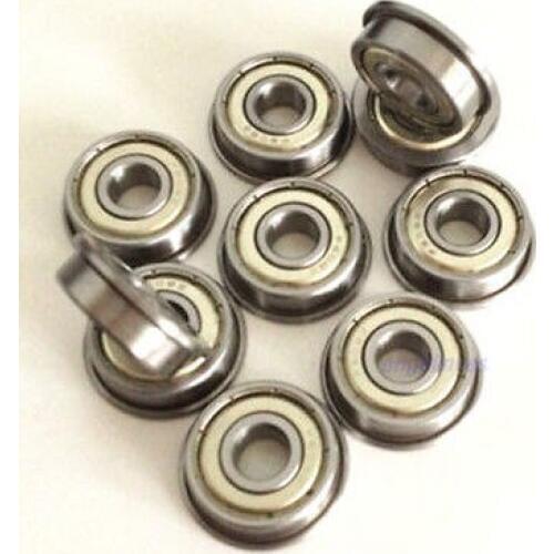 New 10pcs Flange Ball Bearing F606ZZ 6*17*6 mm Metric flanged Bearing