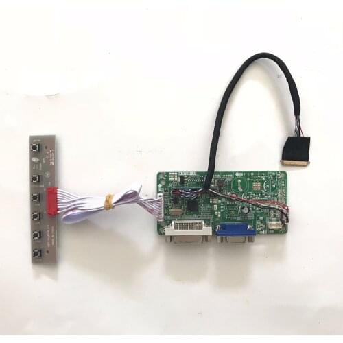 RT2281 Universal DVI VGA LCD Controller Board for 15.6inch 1366x768 LP156WH2-TLAA LED Monitor Kit