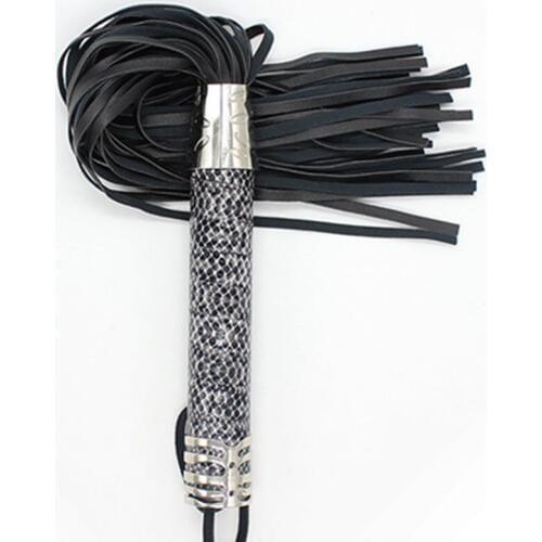 Sex Toys For Couple Adult Game Sexy PU Leather Whip Bdsm bondage Flirt Toys Snake Pattern+Stone Pattern Whips Spanking bdsm Sex
