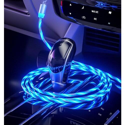 LED Magnetic USB Cable Fast Charging for Saab 9-3 9-5 9000 93 900 95 aero 9 3 42250 42252 9-2x 9-4x 9-7x