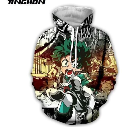 My Hero Academia 3D full Printed Hoodie/Sweatshirt/Jacket/Men Women hiphop casual Hoodies Plus Size XS 6XL 7XL 01