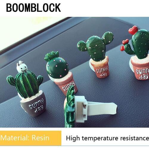 Resin Cactus Car Air Conditioning Vent Perfume Clip For Fiat 500 Opel Insignia Vectra c Suzuki Swift Sx4 Hyundai Ix35 Creta Ix25