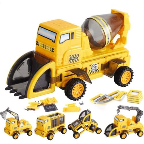 2021 Magnetic Construction Set Truck Vehicle Car Models DIY Building Blocks Toys For Children Gift Educational Toys CT0346