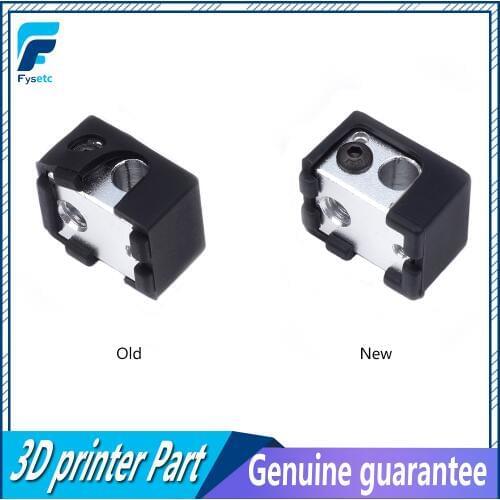 5x V6 Heater Block Fixings Silicone Insulation Sock Black Non-Official Heated Block For V6 PT100 Hotend Warm Keep Cover