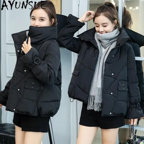 AYUNSUE Winter Coats Women 2020 Down Cotton Coat Female Jackets Fashion Thick Jacket Short Clothing Woman Parkas Mujer Chaqueta