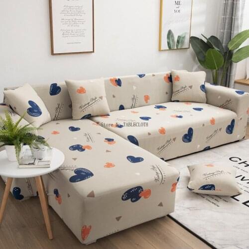 Heart Pattern Sofa Cover Stretch Sofa Cover All-inclusive Non-slip Sofa Cover Living Room Sofa Sofa Cover