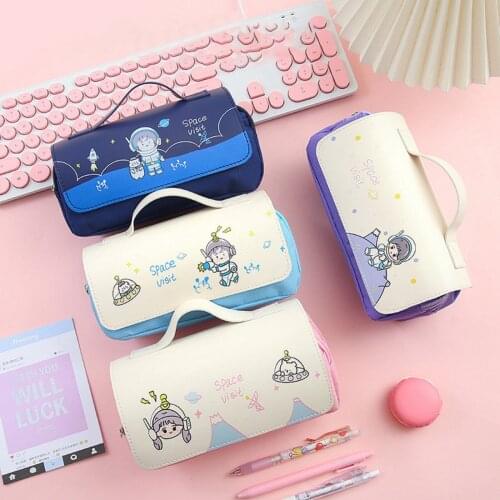 Large-Capacity Pencil Case Cute Pencil Pencil Case Storage Box School And Office Supplies Multifunctional Pencil Case 2021 New