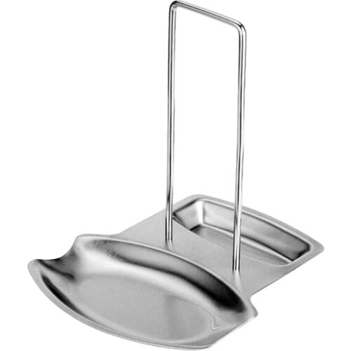 Stainless Steel Spoon Holder Shelf Pot Lid Holder Pan Lid Rack Stand Kitchen Tableware Storage Bracket Drop Shipping Wholesale