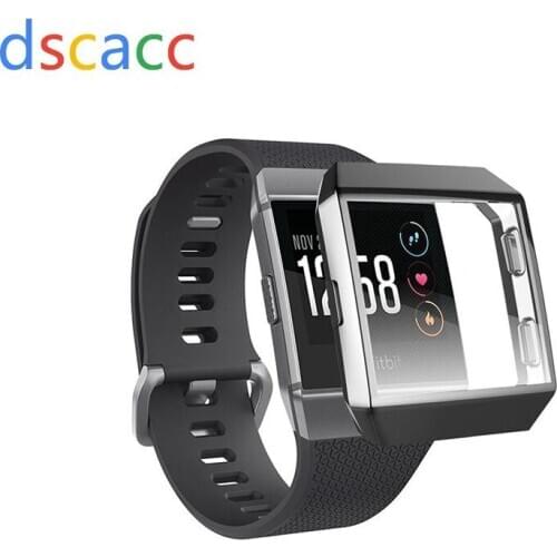 Dscacc Screen Protector Case for Fitbit Ionic Scratch-Resistant TPU Fullbody Protective Case for Fitbit Ionic Smart Watch 100pcs