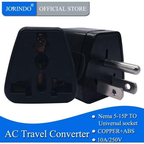 JORINDO American standard travel socket,UK TO EU,UK TO US,UK TO AU,UK TO CN Power converter,5-15p plug convert