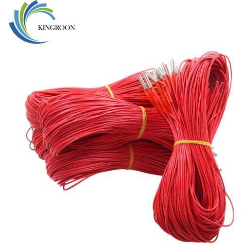 KINGROON 5pcs/lot 24v40w Ceramic Cartridge Heater For 3D Printer 24V 40W 6*20mm Heating Tube Extrusion Heater For Extruder Part