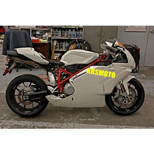 Injection mold Fairing kit for DUCATI 749 999 03 04 Ducati 749 999 2003 2004 749 2004 ABS White Fairings set+gifts DA01