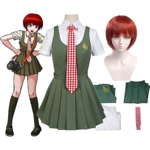 Anime Danganronpa Koizumi Mahiru Cosplay Costumes Sailor Suit Women Dress Girls Clothing Uniform