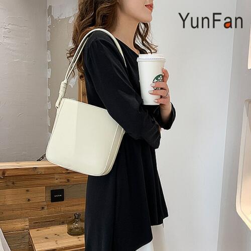 Niche Female Bag Messenger Bag Summer Retro Bag Bucket Bag Trendy Female Bag High Quality PU Leather The Single Shoulder Bag