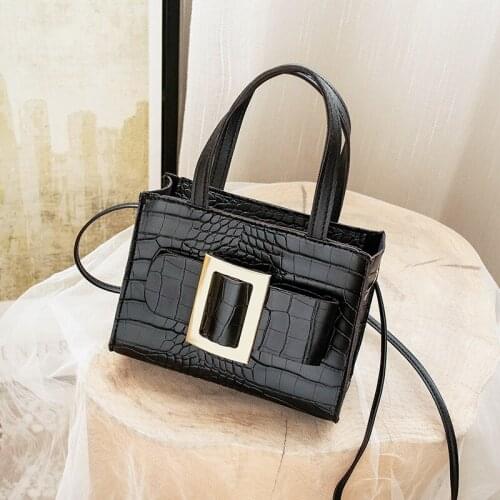 2021 New Mini Crocodile Pattern Small Square Bag Women Handbags Womens Shoulder Messenger Bag Purses And Handbags Womens Bag