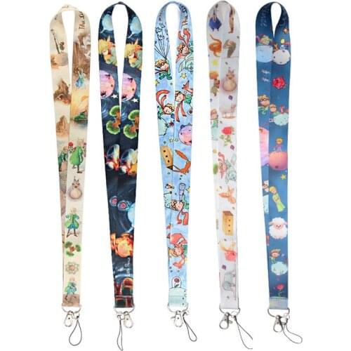 New Design 1 Piece High Quality Anime Prince Badge Holder Lanyard Cute Key Chains Strap Mobile Phone Strap School Card Lanyard