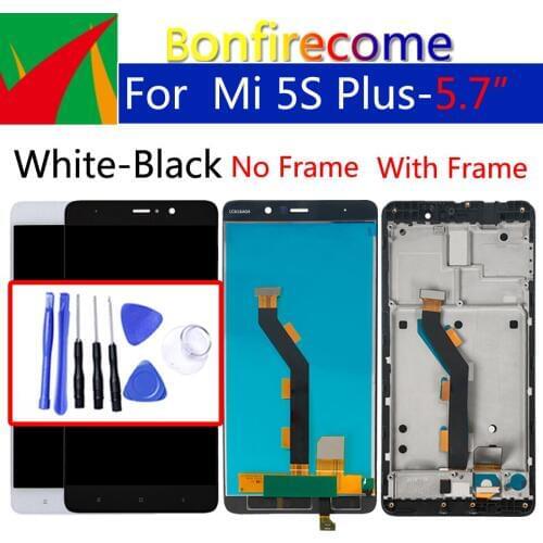 5.7" Original Display For Xiaomi 5S Plus Mi5S Plus LCD Touch Screen Digitizer With Frame Replacement Display Assembly