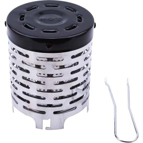 Outdoor Cooker Lid Camping Stainless Steel Portable Stove Cap For Fishing Camping Tent Picnic BBQ Cover Stove