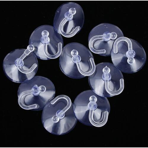 10/20/50Pcs 3.5cm Clear Sucker Suction Cups Mushroom Head Strong Vacuum Suckers Hooks Hanger Window Decoration Wedding Car Glass