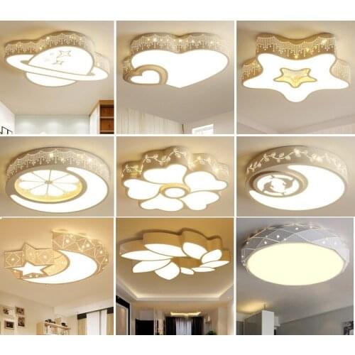 LED modern simple warm romantic creative bedroom study room dining room living room ceiling light