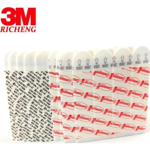 10pcs Large 3M Command Replacement Strips Command Poster Strips 3M Double-sided tape command Refill Strips loose packing