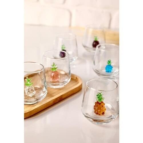 Pineapple Figured 6'lı Coffee As Set