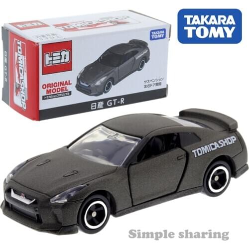 Takara Tomy Tomica Shop Nissan GT-R Scale 1/62 Car Hot Pop Kids Toys Motor Vehicle Diecast Metal Model New