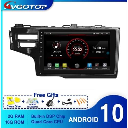 AVGOTOP CAR DVD PLAYER GPS For HONDA FIT(Two holes) 2014 Multimedia Navigation player