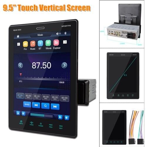 9.5 Inch Touch Screen Car Media Player Android10.1 HD Bluetooth Car Stereo MP5 Player GPS Dash FM MirrorLink Multimedia Player