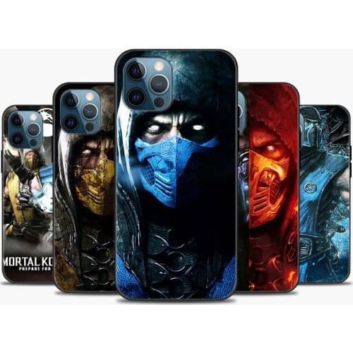 Phone Case for iPhone 12 11 Pro Max XR X 8 7 Plus Caso TPU Cover for iPhone XS Max SE 2020 Shell TV Show Mortal Kombat