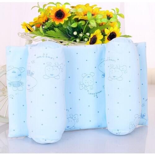 Baby anti-roller crib sleep flat head locator toddler safety 100% cotton