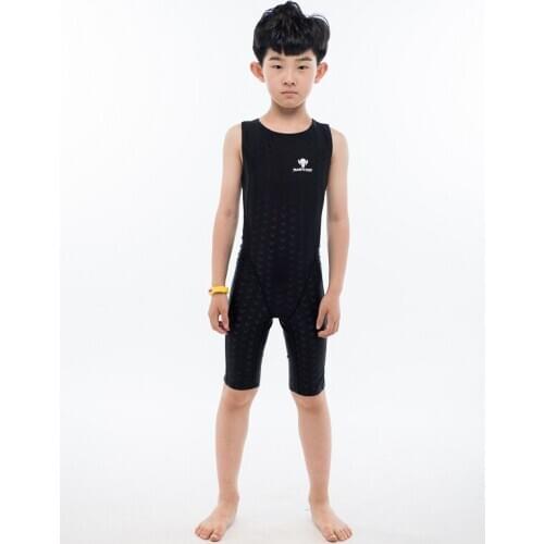 Kids Professional Racing Training One Piece Swim Body Suit Boy Girl Water Sports Competitive Surfing Bathing Suit Beach Wear