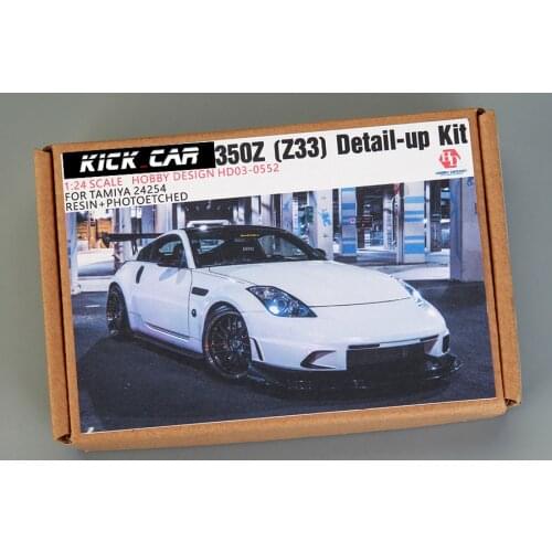 Hobby Design 1/24 Voltex Nissn 350Z (Z33) Detail-up Kit For Tmiya 24254(Resin+PE) HD03-0552 Model Car Modifications