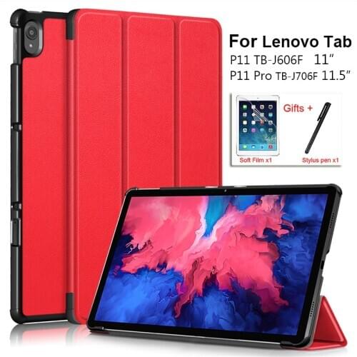 Magnet Case for Lenovo Tab P11 TB-J606 2020 Pad 11 inch Smart Cover Shell For Lenovo Tab P11 Pro TB-J706F Pad Pro 11.5 inch