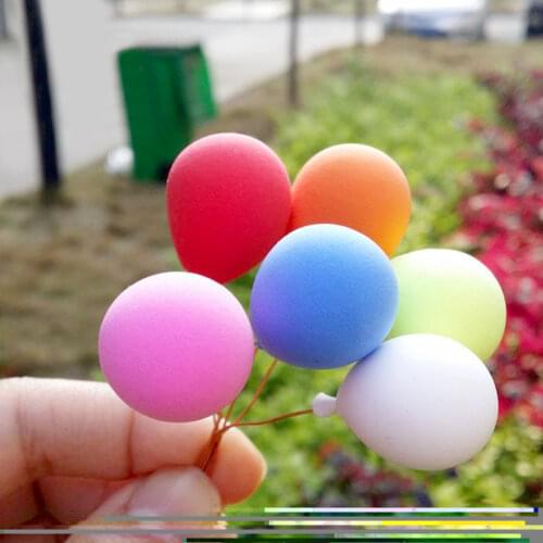 8Pcs/Set Dolls Toys 1:12 Mini Model Toys Balloon Dollhouse Accessories Dollhouse Random Color Model Miniature Y4C7