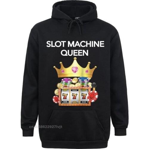 Slot Machine Shirt - Funny Casino Gambling Queen Raglan Basebal Tee Fashionable Hoodie Designer Cotton Male Tops Shirts Casual