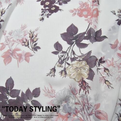 LEO&LIN Large Wide White Silk Georgette Chiffon Skirt Shirt Clothing Fabric DIY Patchwork Tissue