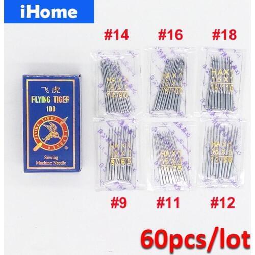 60pcs Household Sewing Machine Needles HAX1 For Singer needle Brother Toyota Juki Butterfly Feiyue Fit Old Type Sewing Machine