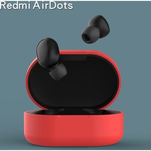 Silicone Earphone Protective Case For Xiaomi Redmi MI AirDots Cover Bluetooth Wireless Headset Shell For Redmi Airdots Case