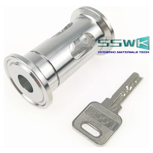 3/4"(34mm) Tri Clamp Sight Glass Mini Short Compact Design 58mm Total Length Brewery Fitting Homebrew Hardware