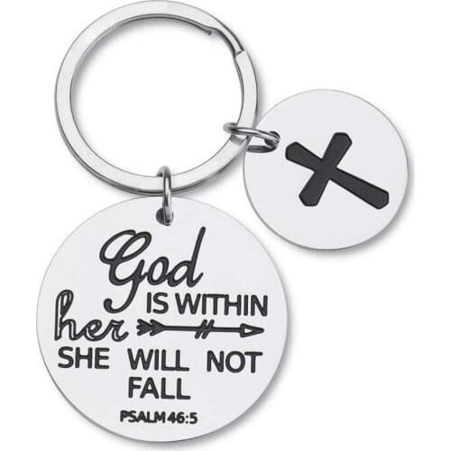 Inspirational Gifts for Teen Girls Women Friends Sisters Bible Verse Keychain Daughter Key Chain Encouragement Key Ring