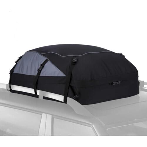 350L Waterproof Car Roof Top Rack Carrier With 8 Reinforced Straps Cargo Bag Luggage Storage Cube Bag Travel SUV Van For Cars
