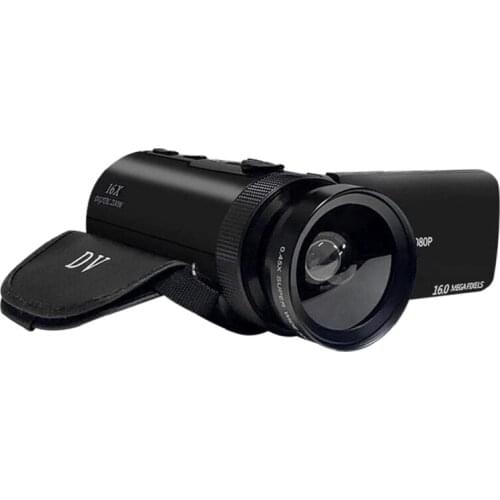 Video Recording Camcorder Full Hd 1080P 2.4 Inch Screen 16X Digital Zoom Video Camera UK Plug