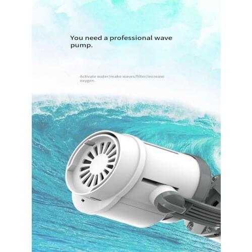 220V New Wave Maker Water Pump for Aquarium Fish Tank Strong Power WaveMaker Ultra Silent White Folw Pump 8W/22W/45W