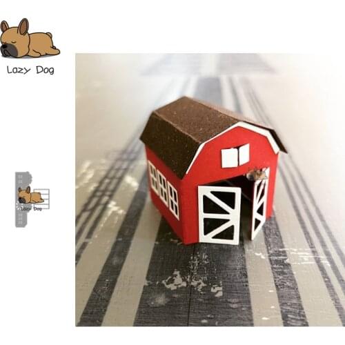 3D House Building Metal Cutting Dies Scrapbooking Stencil DIY Mold Knife Craft Embossing Die Cuts Card Making New Dies For 2020